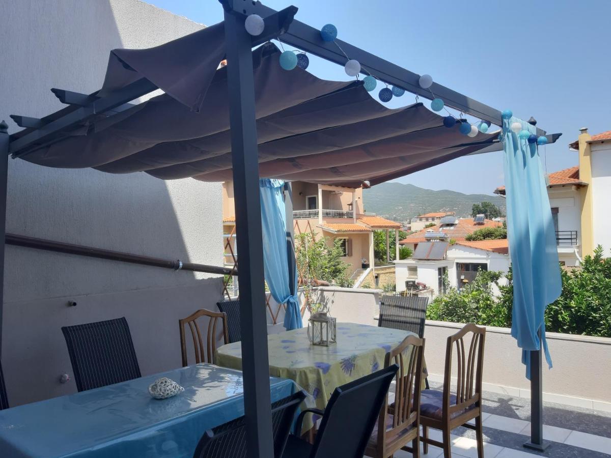 Soula'S Sunshine Big Apartment Nea Karvali Bagian luar foto